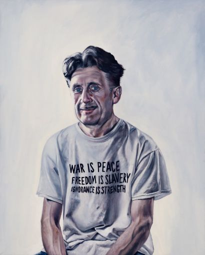 G.Orwell 1984 - a Paint Artowrk by Maria Petroff